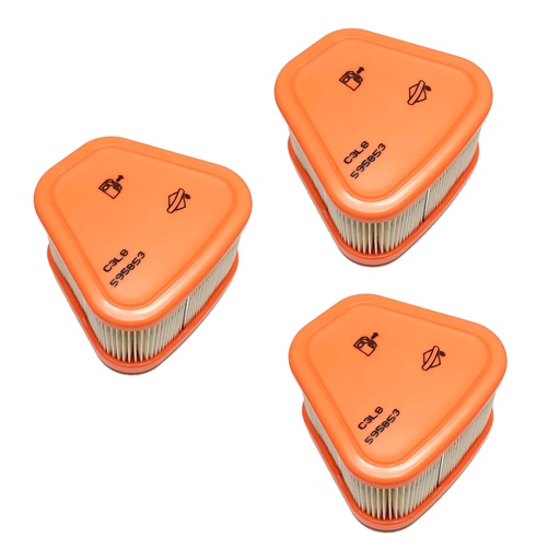 [BS-595853-3] 3 Pack OEM Briggs and Stratton Genuine 595853 597265 Air Filter
